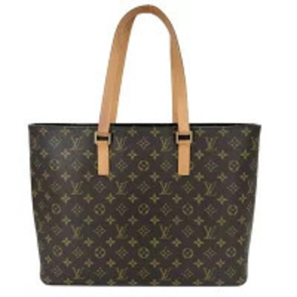 Louis Vuitton Monogram 2Way Shoulder Tote Bag Luco Canvas Brown